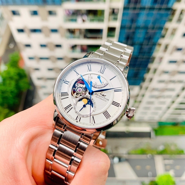 ĐỒNG HỒ NAM ORIENT STAR MOONPHASE RE-AY0102S00B