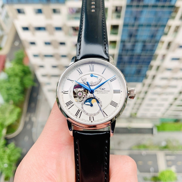 ĐỒNG HỒ NAM ORIENT STAR MOONPHASE RE-AY0106S00B