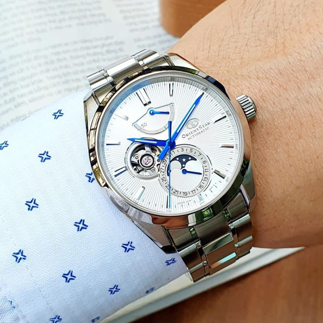 ĐỒNG HỒ NAM ORIENT STAR MOONPHASE RK-AY0002S
