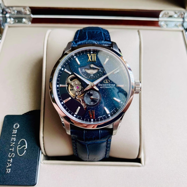 ĐỒNG HỒ NAM ORIENT STAR SKELETON RE-AV0B05E00B