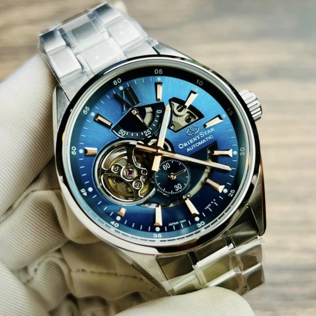 ĐỒNG HỒ NAM ORIENT STAR SKELETON RK-AV0122L