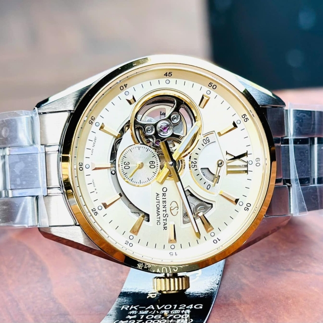 ĐỒNG HỒ NAM ORIENT STAR SKELETON RK-AV0124G