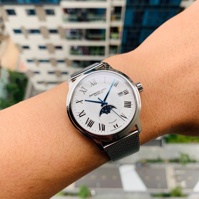 ĐỒNG HỒ NAM RAYMOND WEIL MAESTRO MOONPHASE 2239M-ST-00659