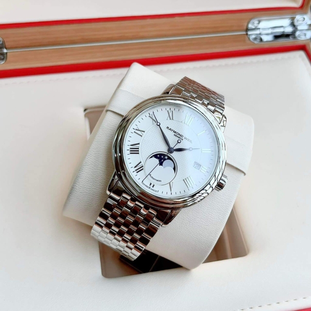 ĐỒNG HỒ NAM RAYMOND WEIL MAESTRO MOONPHASE 2879-ST-00308
