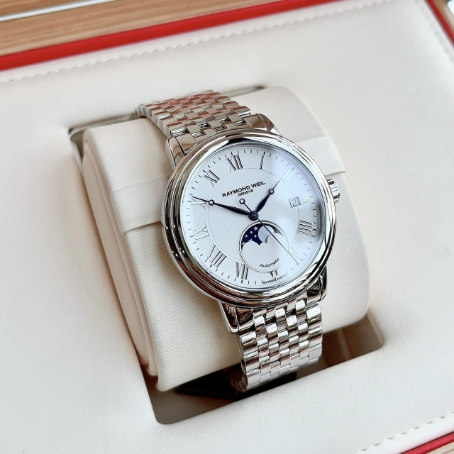 ĐỒNG HỒ NAM RAYMOND WEIL MAESTRO MOONPHASE 2879-ST-00308