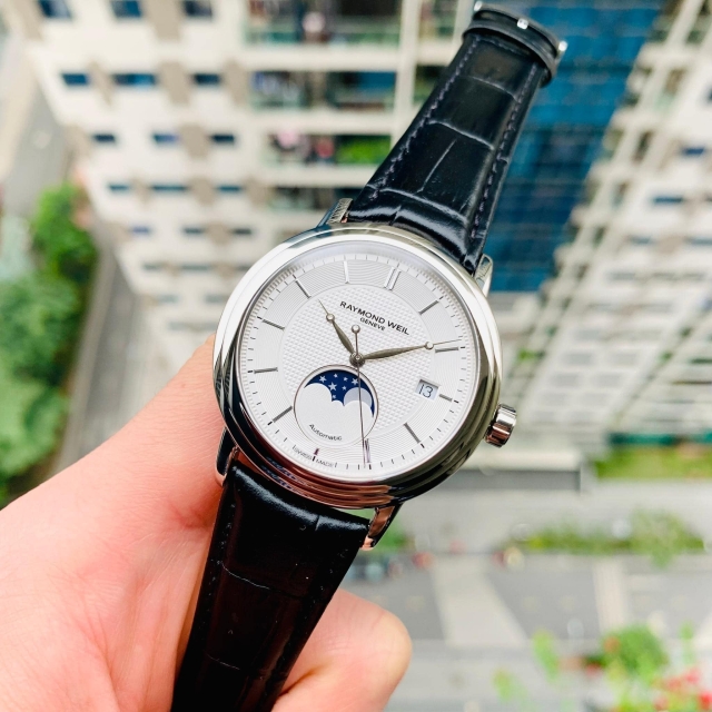 ĐỒNG HỒ NAM RAYMOND WEIL MAESTRO MOONPHASE 2879-STC-65001