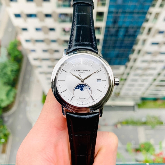 ĐỒNG HỒ NAM RAYMOND WEIL MAESTRO MOONPHASE 2879-STC-65001