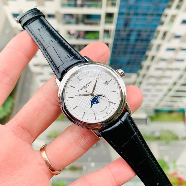 ĐỒNG HỒ NAM RAYMOND WEIL MAESTRO MOONPHASE 2879-STC-65001