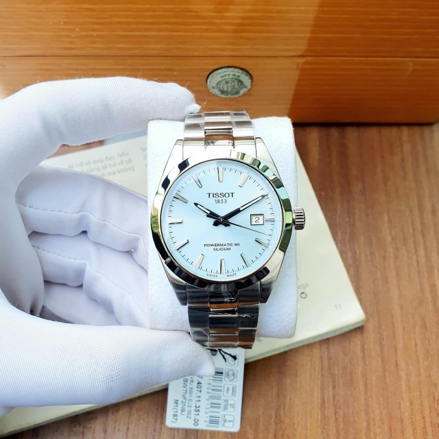 ĐỒNG HỒ NAM TISSOT GENTLEMAN SILICIUM T127.407.11.351.00