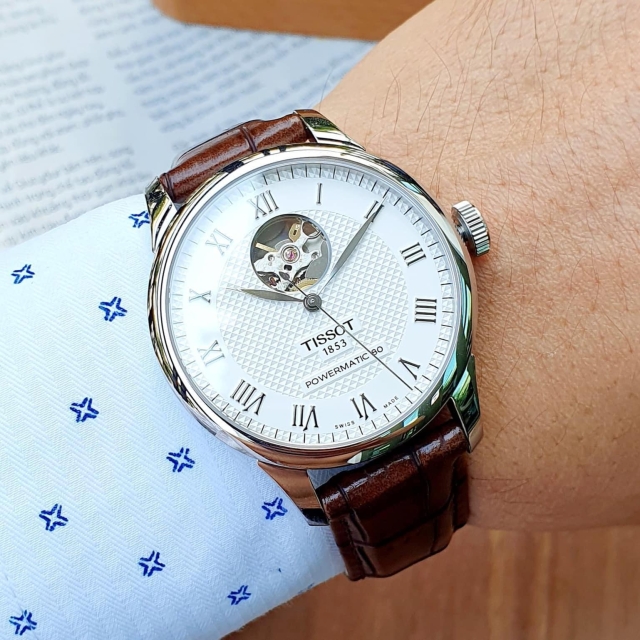 ĐỒNG HỒ NAM TISSOT LE LOCLE OPEN HEART T006.407.16.033.01