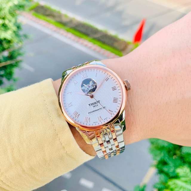 ĐỒNG HỒ NAM TISSOT LE LOCLE OPEN HEART T006.407.22.033.02