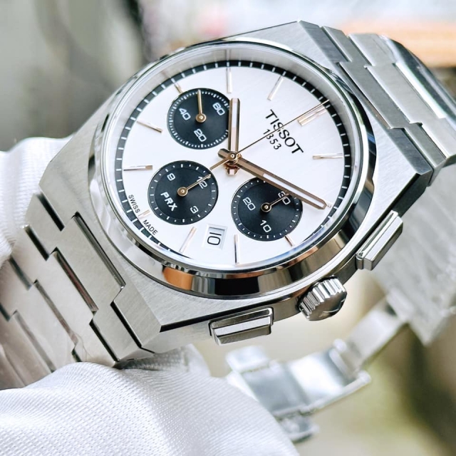 ĐỒNG HỒ NAM TISSOT PRX CHRONOGRAPH T137.427.11.011.00