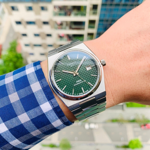 ĐỒNG HỒ NAM TISSOT PRX POWERMATIC 80 T137.407.11.091.00