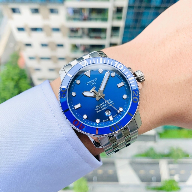 ĐỒNG HỒ NAM TISSOT SEASTAR POWERMATIC 80 T120.407.11.041.00