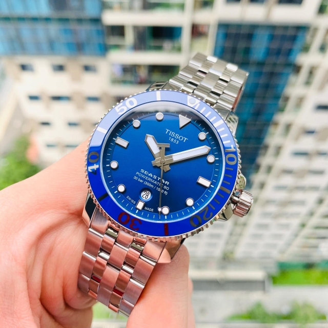 ĐỒNG HỒ NAM TISSOT SEASTAR POWERMATIC 80 T120.407.11.041.00
