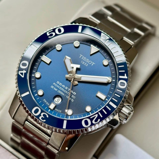 ĐỒNG HỒ NAM TISSOT SEASTAR POWERMATIC 80 T120.407.11.041.03