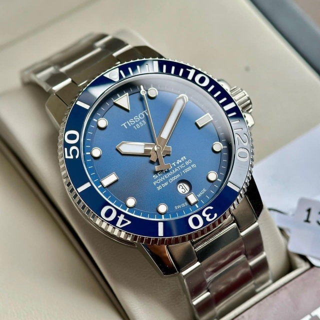 ĐỒNG HỒ NAM TISSOT SEASTAR POWERMATIC 80 T120.407.11.041.03
