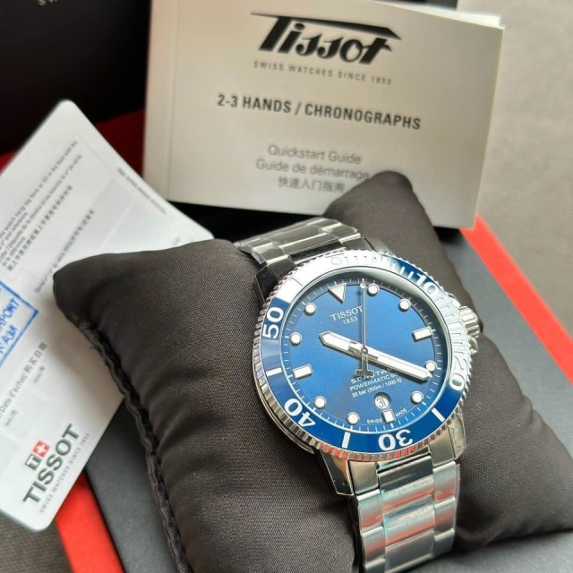 ĐỒNG HỒ NAM TISSOT SEASTAR POWERMATIC 80 T120.407.11.041.03