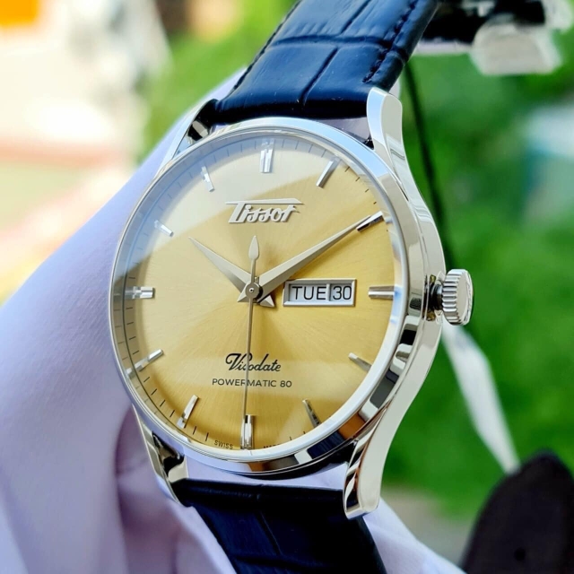 ĐỒNG HỒ NAM TISSOT VISODATE POWERMATIC 80 T118.430.16.021.00