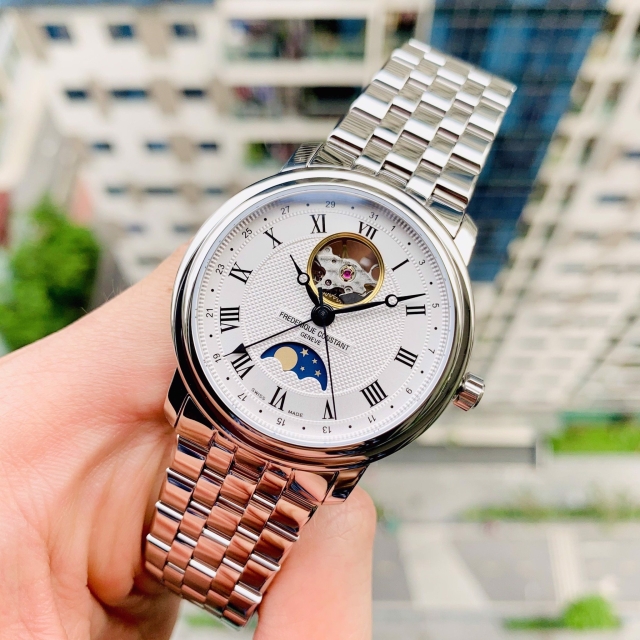 FREDERIQUE CONSTANT MOONPHASE OPEN HEART FC-335MC4P6B2