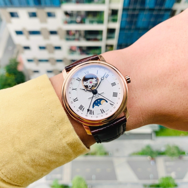 FREDERIQUE CONSTANT MOONPHASE OPEN HEART FC-335MC4P4