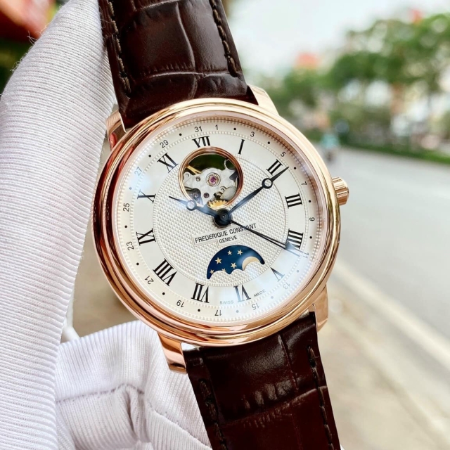 FREDERIQUE CONSTANT MOONPHASE OPEN HEART FC-335MC4P4