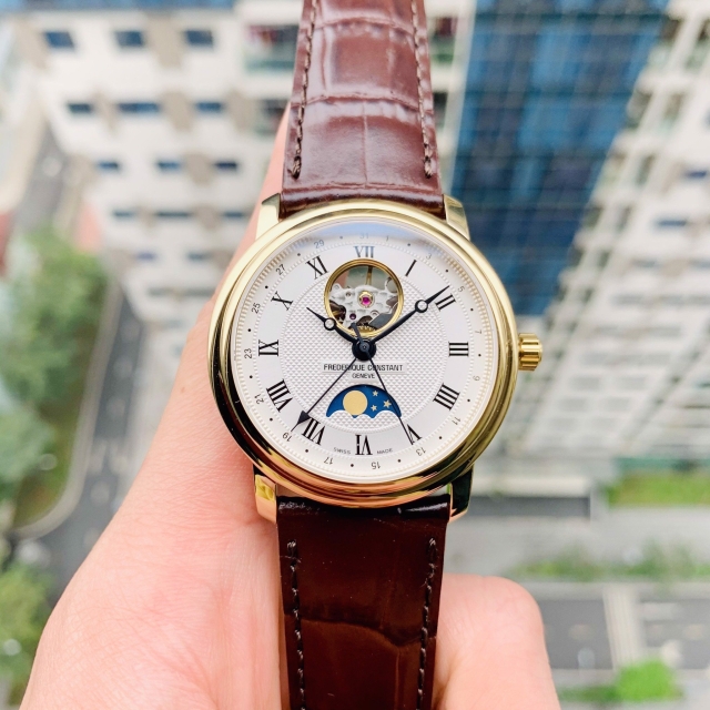 FREDERIQUE CONSTANT MOONPHASE OPEN HEART FC-335MC4P5