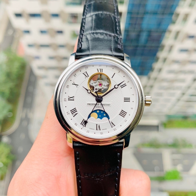 FREDERIQUE CONSTANT MOONPHASE OPEN HEART FC-335MC4P6