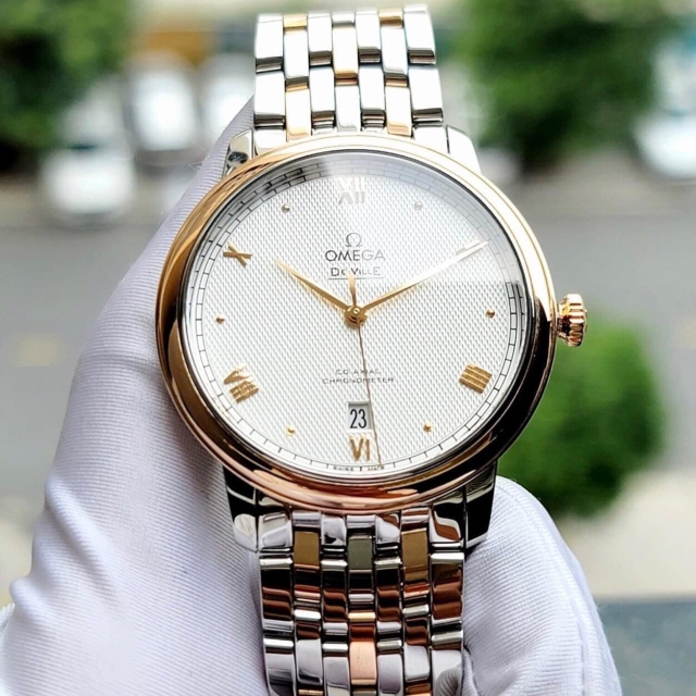 OMEGA DE VILLE PRESTIGE 18K 424.20.40.20.02.004