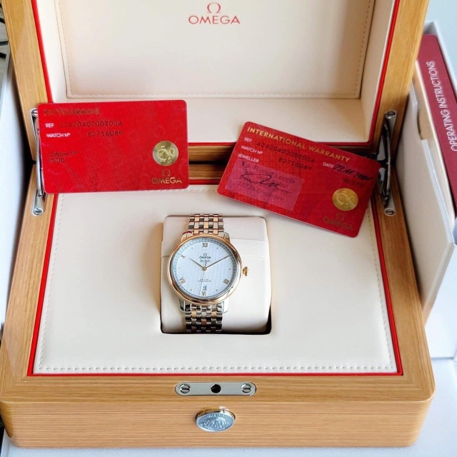OMEGA DE VILLE PRESTIGE 18K 424.20.40.20.02.004