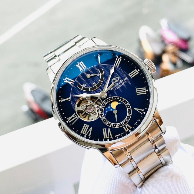ĐỒNG HỒ NAM ORIENT STAR MOONPHASE RK-AY0103L