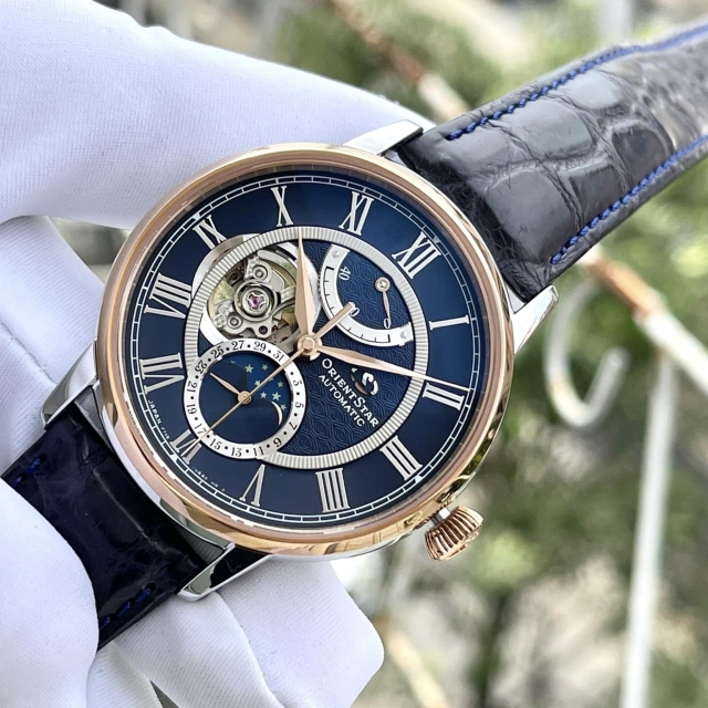 ĐỒNG HỒ NAM ORIENT STAR MOONPHASE RK-AM0009L