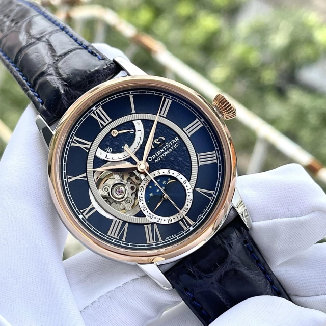 ĐỒNG HỒ NAM ORIENT STAR MOONPHASE RK-AM0009L