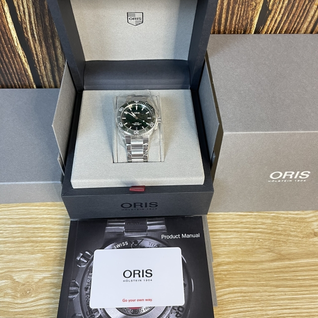 ORIS AQUIS GREEN AUTOMATIC 01 733 7732 4157-07 8 21 05PEB