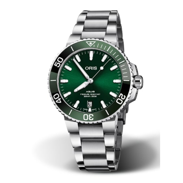 ORIS AQUIS GREEN AUTOMATIC 01 733 7732 4157-07 8 21 05PEB